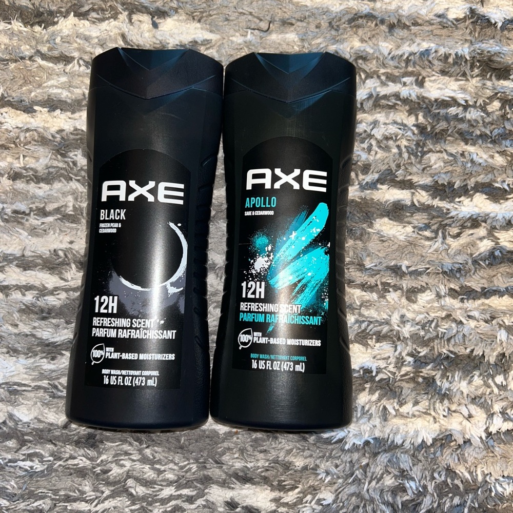 Axe Black and Apollo Body Wash Set